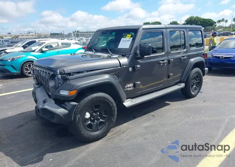 2020 Jeep Wrangler Unlimited Sport 4X4 from USA, damaged, VIN 1C4HJXDN1LW143717